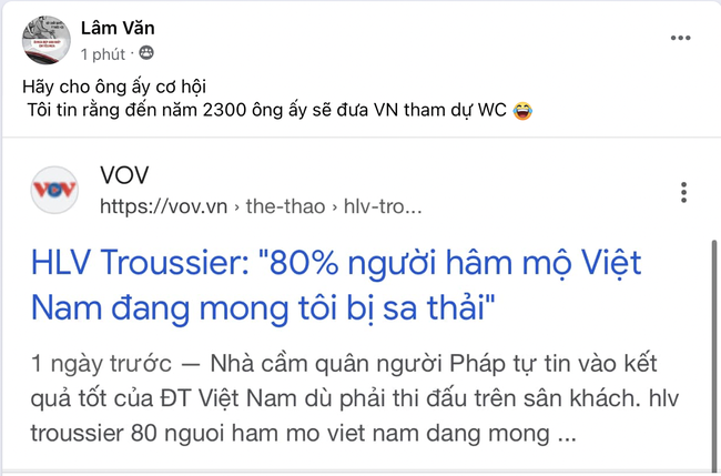 NHM Việt Nam ồ ạt “ném đá” HLV Troussier- Ảnh 9.