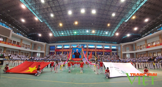 Điện Biên: Gần 2.200 vận động viên tham gia Hội khỏe Phù Đổng năm 2024- Ảnh 1.