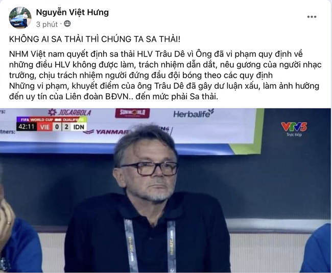 CĐV Việt Nam kêu gọi quyên góp tiền để VFF sa thải HLV Troussier- Ảnh 34.