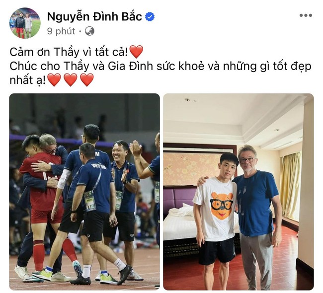 Những tuyển thủ nào của ĐT Việt Nam gửi lời chia tay HLV Troussier?- Ảnh 9.