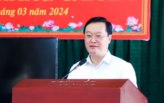 Chủ tịch UBND tỉnh Nghệ An Nguyễn Đức Trung dự sinh hoạt Đảng tại Chi bộ xóm Sen 2- Ảnh 2.