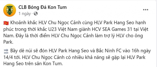 HLV Park Hang-seo tới Kon Tum làm gì?- Ảnh 2.