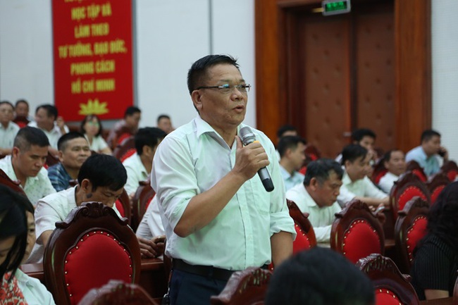 Cử tri huyện Mê Linh (Hà Nội) mong cơ chế đặc thù cho người bị thu hồi đất làm đường Vành đai 4- Ảnh 1.