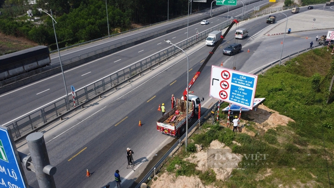 Không xử phạt xe hạng nặng đi vào cao tốc Cam Lộ-La Sơn trong 1-2 tuần đầu có quy định cấm- Ảnh 2.