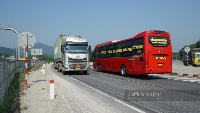 Không xử phạt xe hạng nặng đi vào cao tốc Cam Lộ-La Sơn trong 1-2 tuần đầu có quy định cấm- Ảnh 5.