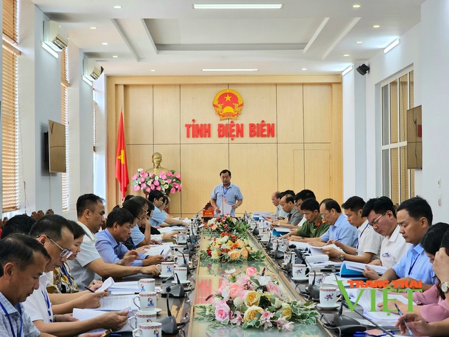 Điện Biên: Họp Ban chỉ đạo Kỳ thi tốt nghiệp THPT năm 2024- Ảnh 1.