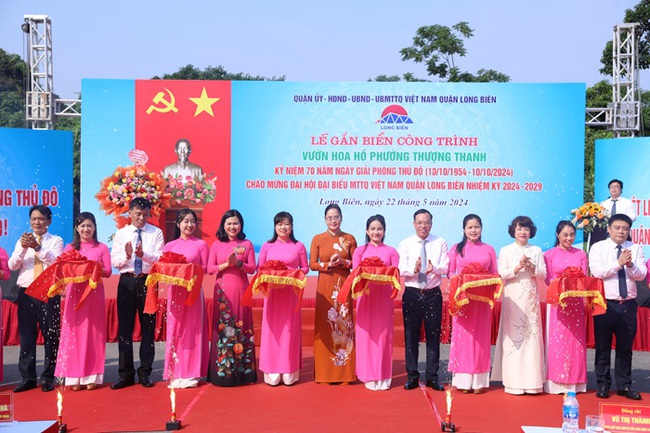 Quận Long Biên gắn biển “Vườn hoa hồ phường Thượng Thanh”- Ảnh 3.