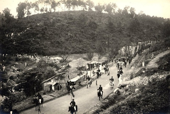 Hình độc về đám tang vua Khải Định năm 1926- Ảnh 8.