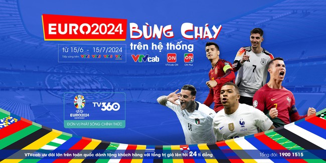 EURO 2024 - Bùng Cháy trên hệ thống VTVcab- Ảnh 4.