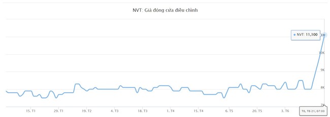 Cổ phiếu "nhuộm tím" 5 phiên liên tiếp, HoSE yêu cầu Ninh Vân Bay (NVT) giải trình- Ảnh 1.