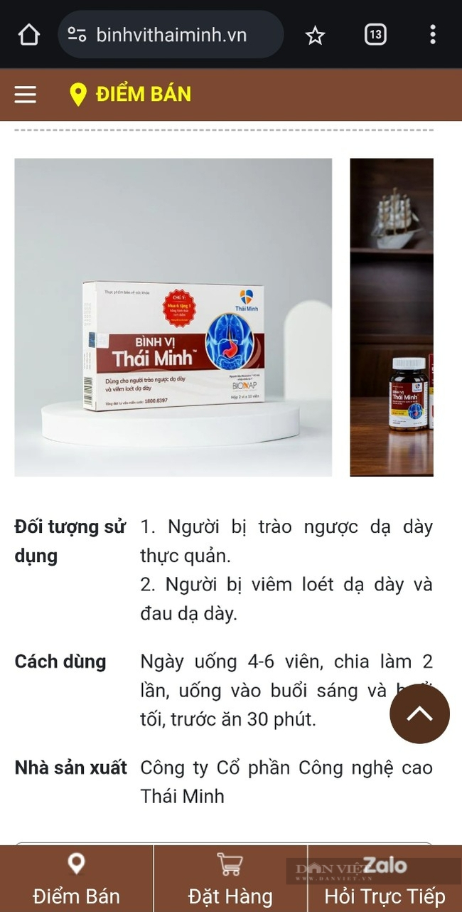 Quảng cáo Bình vị Thái Minh có công dụng như thuốc chữa bệnh, hay lừa dối khách hàng?- Ảnh 5.