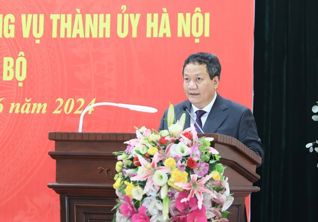 Ông Nguyễn Tiến Cường làm Bí thư Huyện ủy Thanh Trì (Hà Nội)- Ảnh 1.