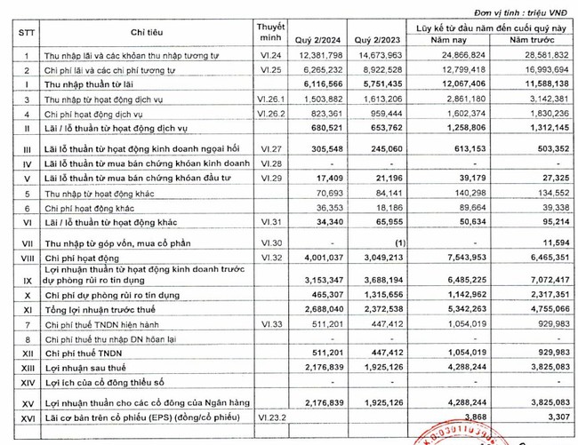 Sacombank đạt hơn 5.300 tỷ đồng lợi nhuận 6 tháng đầu năm- Ảnh 1.