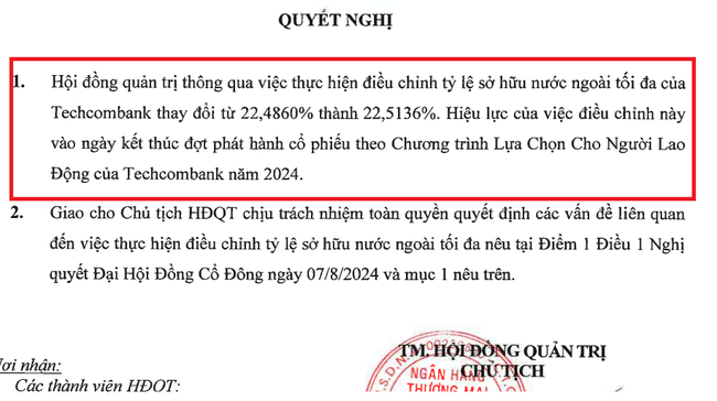 Techcombank nới room ngoại, chuẩn bị tăng vốn điều lệ lên hơn 70.600 tỷ đồng- Ảnh 1.