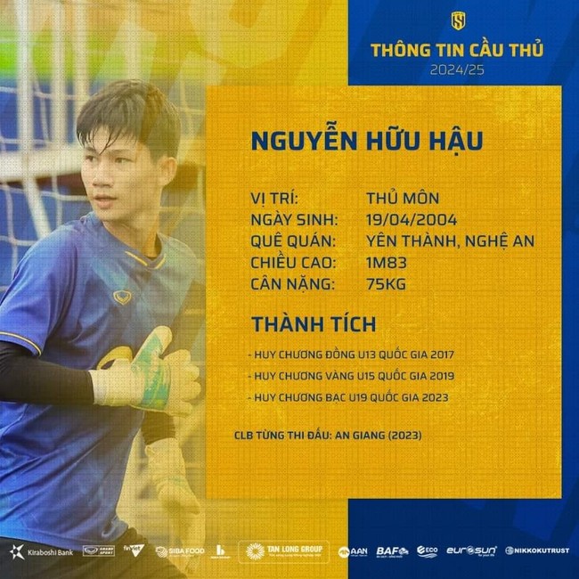 SLNA trình làng thủ môn 1m83, được coi là “Trần Nguyên Mạnh 2.0" - Ảnh 1.