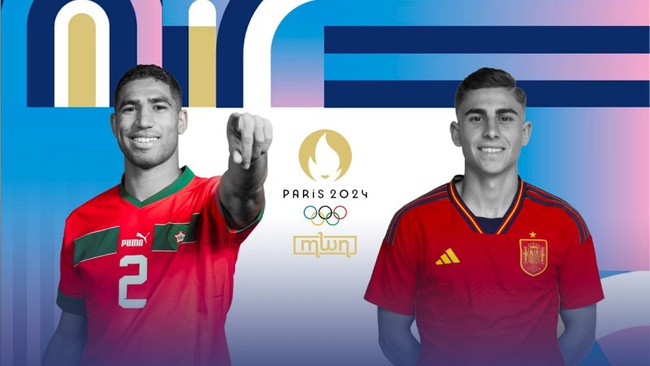 Link trực tiếp bóng đá Olympic Morocco vs Olympic Tây Ban Nha (23h)- Ảnh 1.