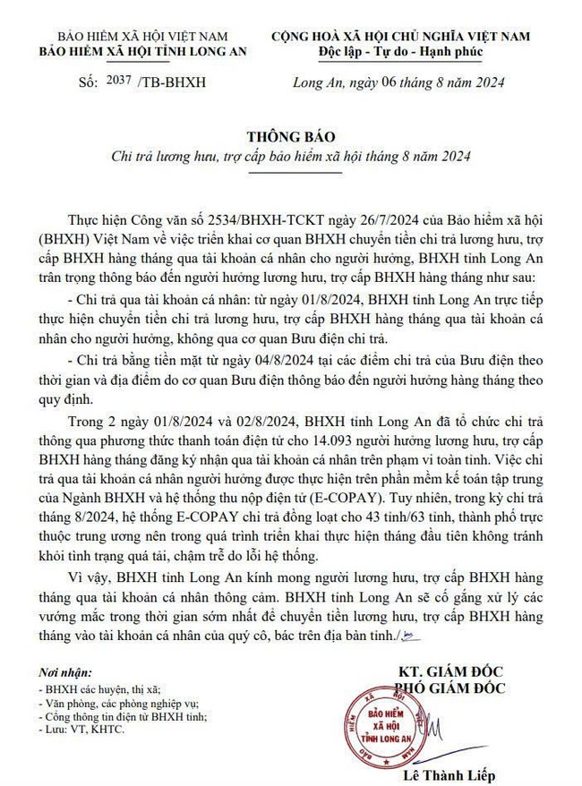 Lỗi hệ thống phần mềm, địa phương này chưa biết ngày nào trả lương hưu, trợ cấp - Ảnh 1.