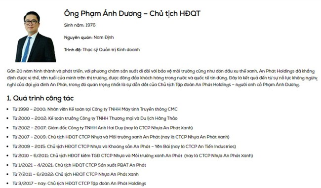 Chủ tịch An Phát Holdings "rời" đi sau 20 năm tâm huyết, chuyện gì đang xảy ra tại đây?- Ảnh 1.