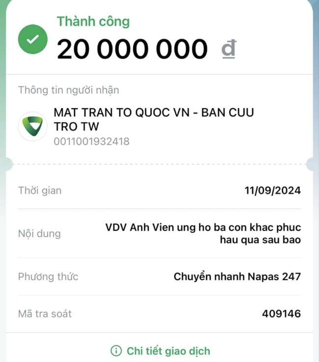 "Check VAR" sao kê ủng hộ lũ lụt của Ánh Viên, kết quả thế nào? - Ảnh 1.