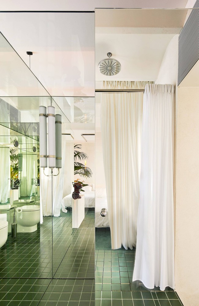 Căn Penthouse với thiết kế cổng vòm kết hợp sử dụng gương nới rộng không gian- Ảnh 14.