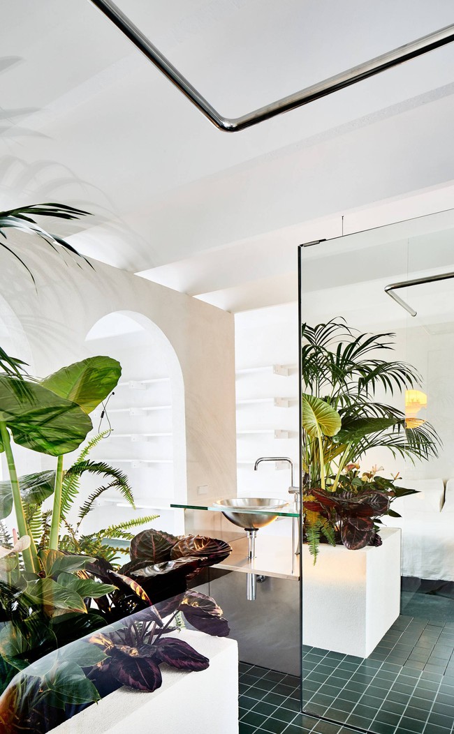 Căn Penthouse với thiết kế cổng vòm kết hợp sử dụng gương nới rộng không gian- Ảnh 16.