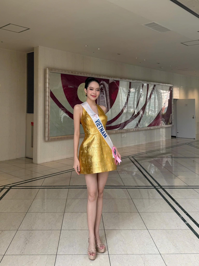 Hoa hậu Thanh Thủy hé lộ bị bầm tím chân để luyện màn múa "biến hình" ở Miss International 2024 - Ảnh 3.