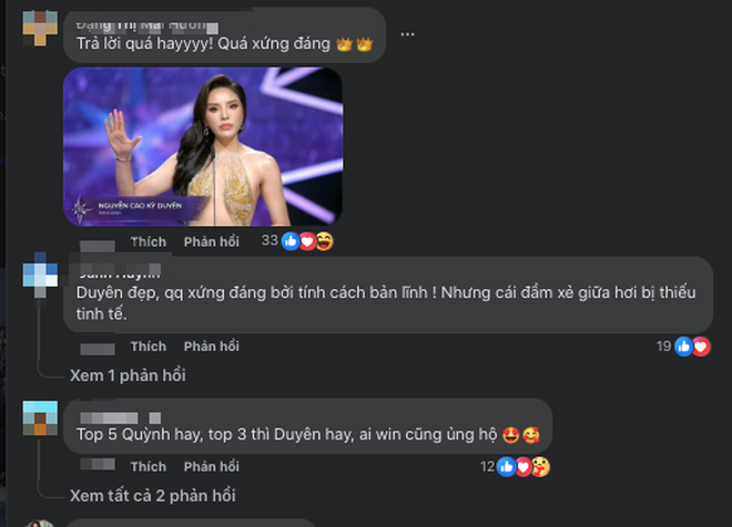 Clip trả lời ứng xử Top 3 của Nguyễn Cao Kỳ Duyên tại Miss Universe Vietnam 2024 có đủ thuyết phục? - Ảnh 3.