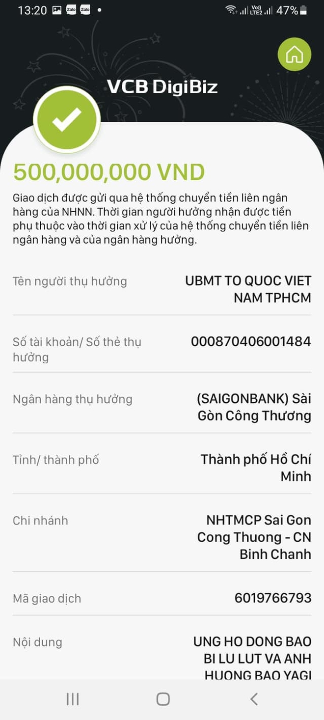 Vì sao diễn viên từng là "osin" ủng hộ 1, 3 tỷ đồng hỗ trợ bão lụt nhưng không có trong sao kê của MTTQ? - Ảnh 1.