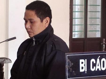 Bị cáo Nguyễn Văn Thi tại phiên tòa.