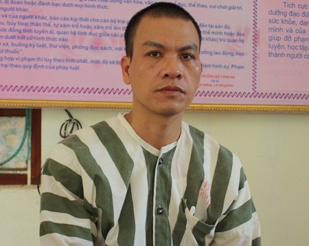 Tử tù Đặng Văn Thế - người đã được quản giáo Đặng Trọng Khánh quan tâm đặc biệt cho đến khi được giảm án xuống chung thân và chuyển tới trại giam khác. 