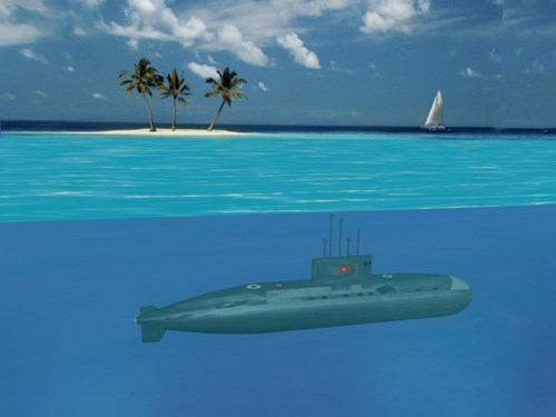 Tàu ngầm lớp Kilo 636 được mệnh danh là 'hố đen' do có kỹ thuật cao khi ẩn mình trong lòng đại dương. Hình minh hoạ