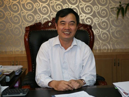 Ông Kiều Trọng Tuyến trong một cuộc trả lời phỏng vấn báo chí.