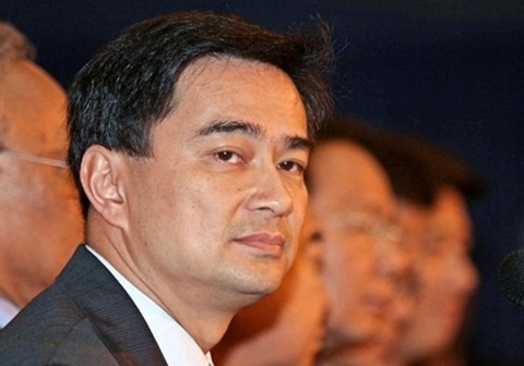 Lãnh đạo Đảng Dân chủ đối lập của Thái Lan Abhisit Vejjajiva 