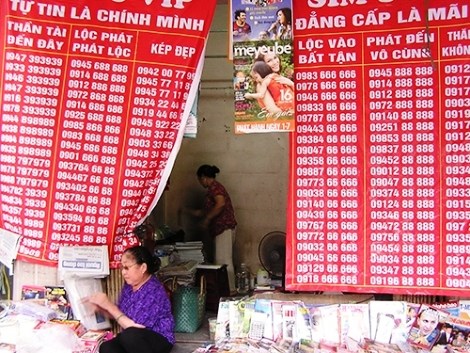 Sim rác đang góp sức đắc lực cho tội phạm. Ảnh minh họa.