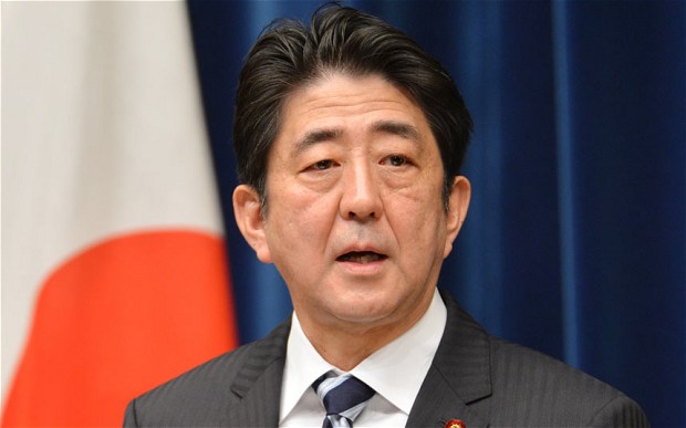 Thủ tướng Shinzo Abe. (Nguồn ảnh: Telegraph/Báo Tin tức)