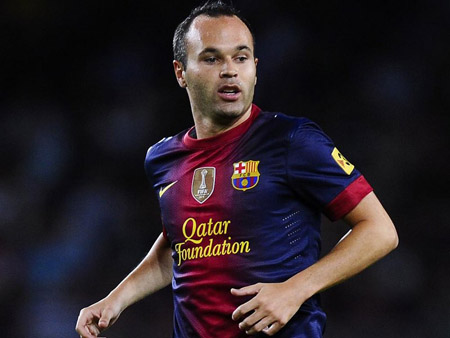 Andres Iniesta vẫn là tiền vệ dẫn dắt lối chơi hay nhất châu Âu hiện nay