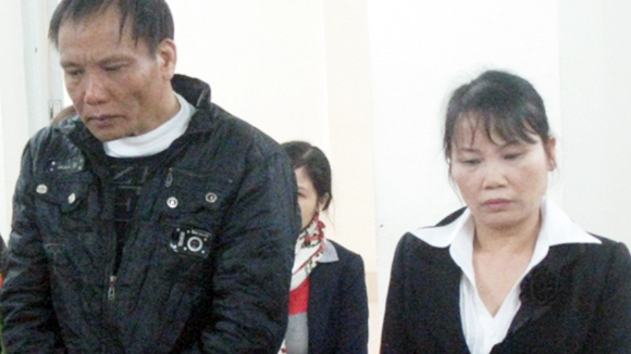 Đôi tình nhân Minh - Lập tại phiên tòa sơ thẩm ngày 6.3.2013