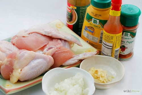 Các nguyên liệu chính để thực hiện món cánh gà nướng thơm ngon