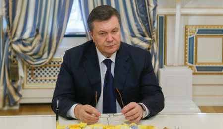 Tổng thống Viktor Yanukovych.