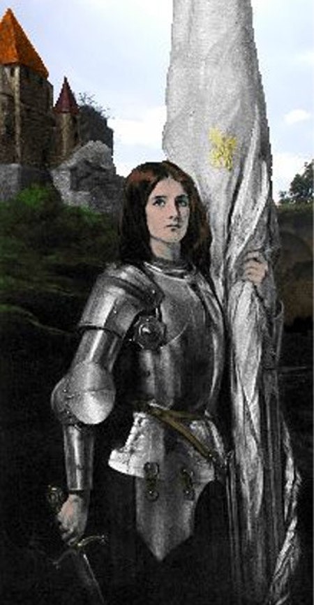 Joan of Arc bị thiêu sống năm 1431 vì tội làm thuật phù thủy. 