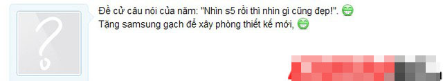 Nếu còn nhớ, cách đây vài tháng đã xuất hiện các tin đồn về việc S5 sẽ sở hữu lớp vỏ bằng kim loại. Tuy nhiên, cuối cùng chất liệu nhựa vẫn là điểm ưa thích của hãng điện tử Hàn Quốc. Bởi xét cho cùng ở các nhà máy của mình, Samsung hầu như sử dụng các vỏ khuôn để làm nắp lưng nhựa với giá lên tới hàng trăm nghìn USD thậm chí hàng triệu USD mỗi chiếc. Việc thay đổi công nghệ để chuyển sang làm vỏ kim loại mà vẫn đảm bảo đáp ứng đủ số lượng phục vụ sản xuất khó có thể xảy ra trong một sớm một chiều.