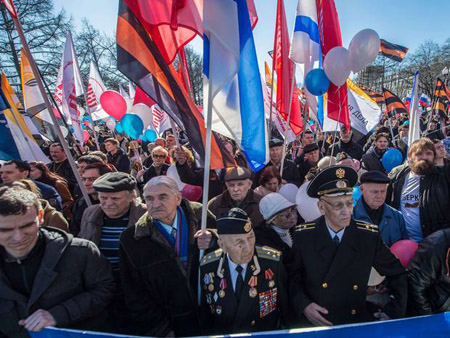 Biểu tình ở Crimea ngày 10.3.