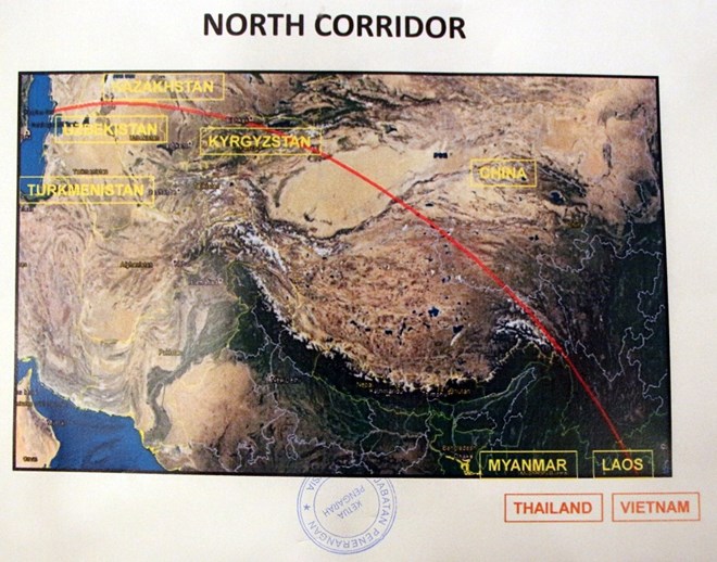 Nếu MH370 bay lên hành lang phía Bắc, nó có thể đã bị máy bay chiến đấu của Trung Quốc ngăn chặn (Ảnh: Kim Dung-Chí Giáp/Vietnam+)