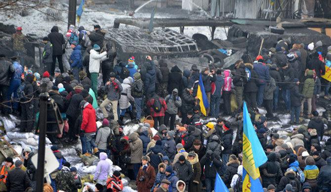 Nga kêu gọi điều tra một số cuộc biểu tình bạo động ở Ukraine.