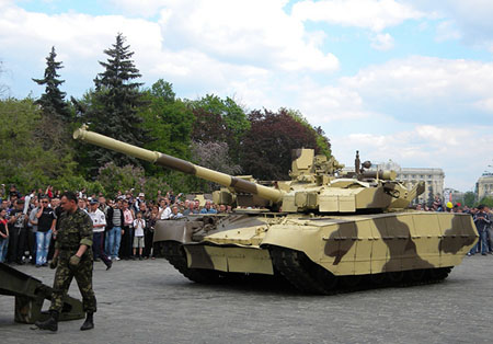 Xe tăng chủ lực T-84 Oplot-M của quân đội Ukraine. Ảnh: Army-technology