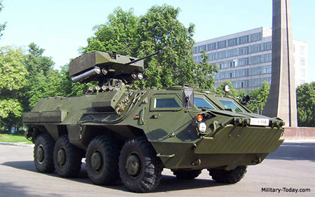 Xe bọc thép chở quân BTR-4 của Ukraine