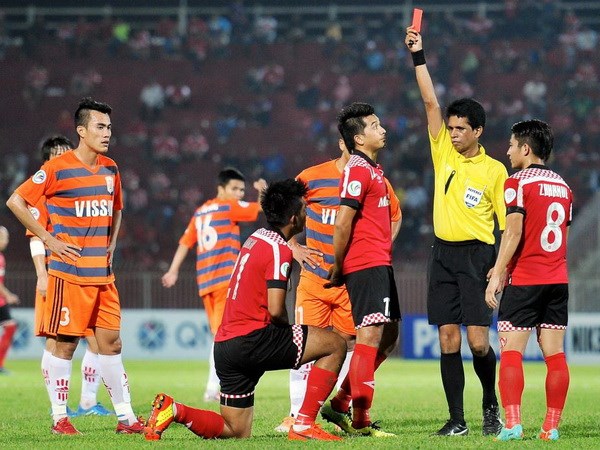 Ninh Bình (áo cam) đang là đội có thành tích tốt nhất AFC Cup 2014. (Nguồn: AFC)