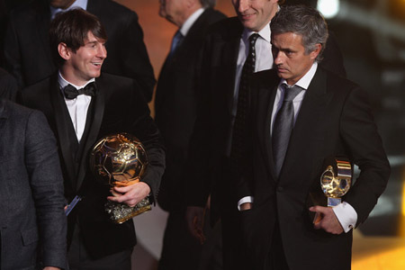  Messi và Mourinho đứng đầu về mức thu nhập trong năm.