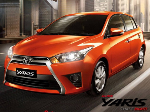  Toyota Yaris 2014.