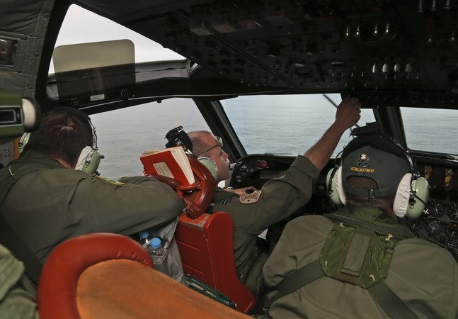 Máy bay của Không lực Hoàng gia Australia tham gia chiến dịch tìm kiếm máy bay MH370 ngày 22.3. (Nguồn: AFP/TTXVN)
